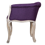 Кресло низкое в стиле прованс Louis French Armchair purple flax варинант исполнения - 2 | Loft Concept в Барнауле
