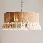 Люстра круглая плетеная с кисточками Solar Glow варинант исполнения - 9 | Loft Concept в Барнауле