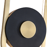 Бра с овальной рамой цвета латунь Midnight Orbit варинант исполнения - 1 | Loft Concept в Барнауле