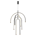 Люстра подвесная с дугообразными изогнутыми элементами Luke Lampco Tracer Lamp варинант исполнения - 5 | Loft Concept в Барнауле
