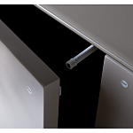 Комод со стеклянной столешницей и с выдвижными ящиками Minimalist Accent варинант исполнения - 4 | Loft Concept в Барнауле