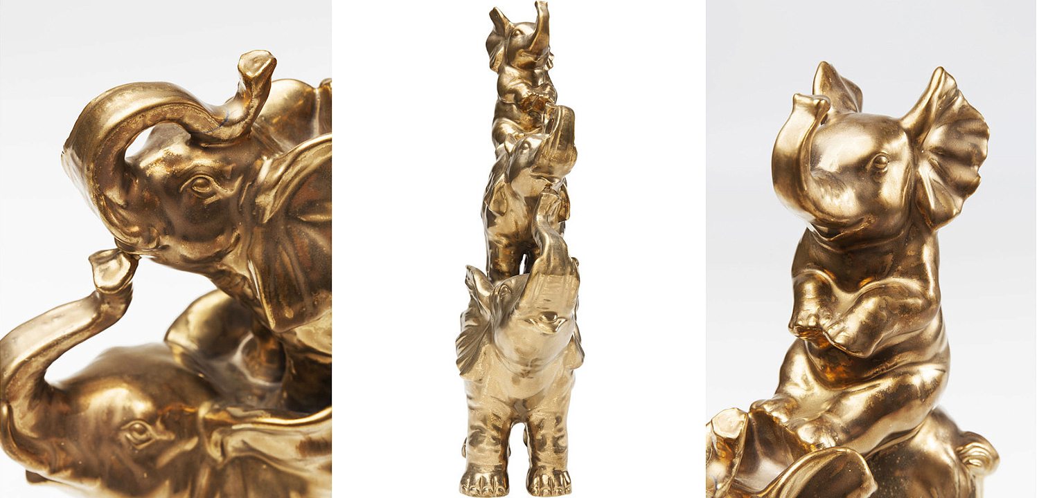 Статуэтка Family of Golden Elephants Статуэтка Family of Golden Elephants - Loft-Concept в Барнауле