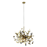 Подвесной светильник с металлическими круглыми элементами Terzani Argent варинант исполнения - 6 | Loft Concept в Барнауле