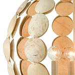 Люстра в форме шара с декором из круглых декоративных элементов Texture Discs варинант исполнения - 1 | Loft Concept в Барнауле