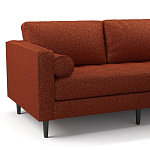 Мебельная ткань Шенилл терракотовый цвет 138 см T4-44 варинант исполнения - 1 | Loft Concept в Барнауле