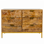 Комод с выдвижными ящиками и фактурным фасадом Termite варинант исполнения - 1 | Loft Concept в Барнауле