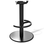 Барный стул вращающийся со спинкой Бежевый Велюр Vendramin Chair варинант исполнения - 4 | Loft Concept в Барнауле