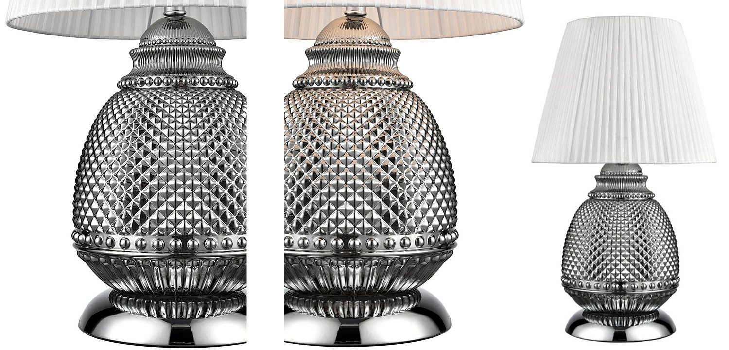 Настольная лампа Gloria Chrome Table Lamp Настольная лампа Gloria Chrome Table Lamp - Loft-Concept в Барнауле