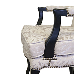 Кресло c растительным орнаментом Aubrey Classical Armchair beige jacquard варинант исполнения - 4 | Loft Concept в Барнауле