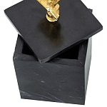 Мраморная шкатулка с бюстом из металла KELLY WEARSTLER варинант исполнения - 5 | Loft Concept в Барнауле