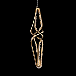 Подвесной светильник с декоративными элементами в виде кристаллов Smooth Shine варинант исполнения - 2 | Loft Concept в Барнауле