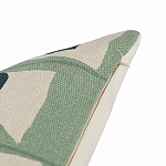 Подушка декоративная зеленого цвета с геометрическим рисунком Divine Abstractions варинант исполнения - 3 | Loft Concept в Барнауле