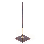 Ручка шариковая на подставке из натурального камня Обсидиан Stone Pens варинант исполнения - 2 | Loft Concept в Барнауле