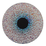 Бра круглое стеклянное с морозным эффектом Heterochromia варинант исполнения - 2 | Loft Concept в Барнауле