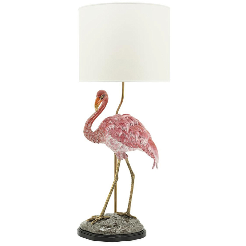 Настольная лампа ABHIKA LAMPTABLE FLAMINGO Розовый Золотой Настольная лампа ABHIKA LAMPTABLE FLAMINGO Розовый Золотой в Барнауле | Loft Concept