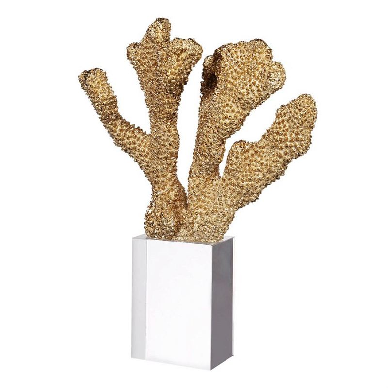 Статуэтка Gold Sea Cactus Золотой Прозрачный Статуэтка Gold Sea Cactus Золотой Прозрачный в Барнауле | Loft Concept