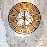 Часы настенные из металла в стиле лофт Clock with History варинант исполнения - 2 | Loft Concept в Барнауле