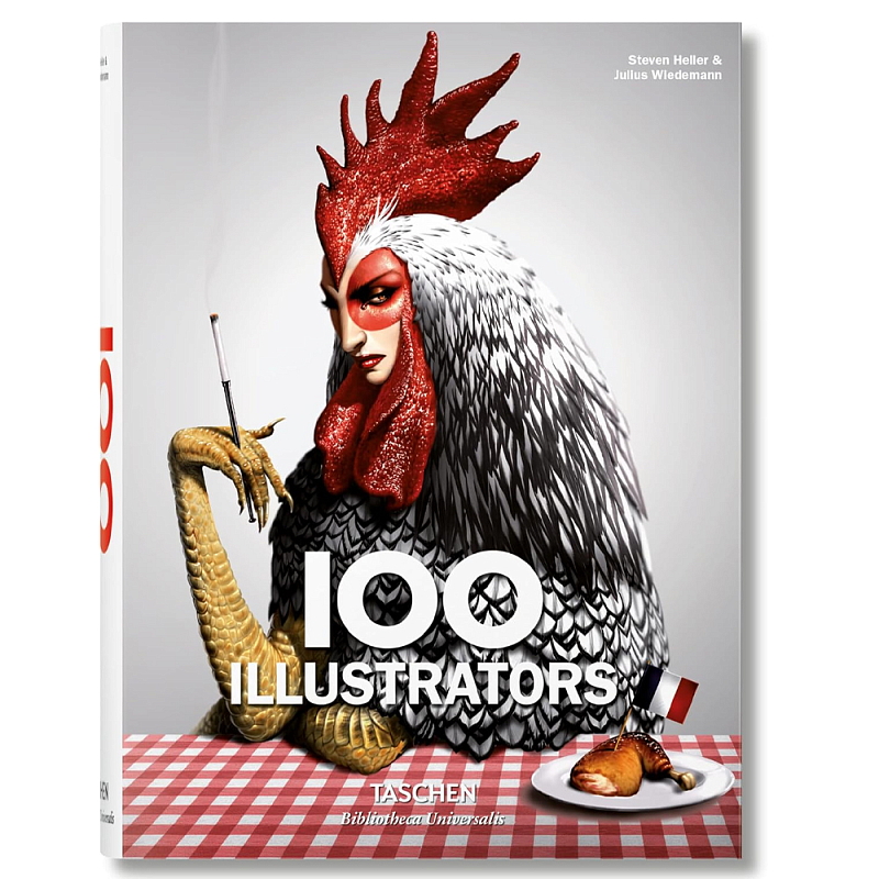 Книга обзор лучших иллюстраторов 100 Illustrators Bibliotheca Universalis  в Барнауле | Loft Concept 