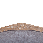 Кресло Ava Classical Armchair brown and grey velour варинант исполнения - 5 | Loft Concept в Барнауле