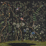 Обои ручная роспись St Laurent Casino metallic silk варинант исполнения - 2 | Loft Concept в Барнауле