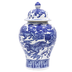 Ваза Blue White Chinese Dragon Vase