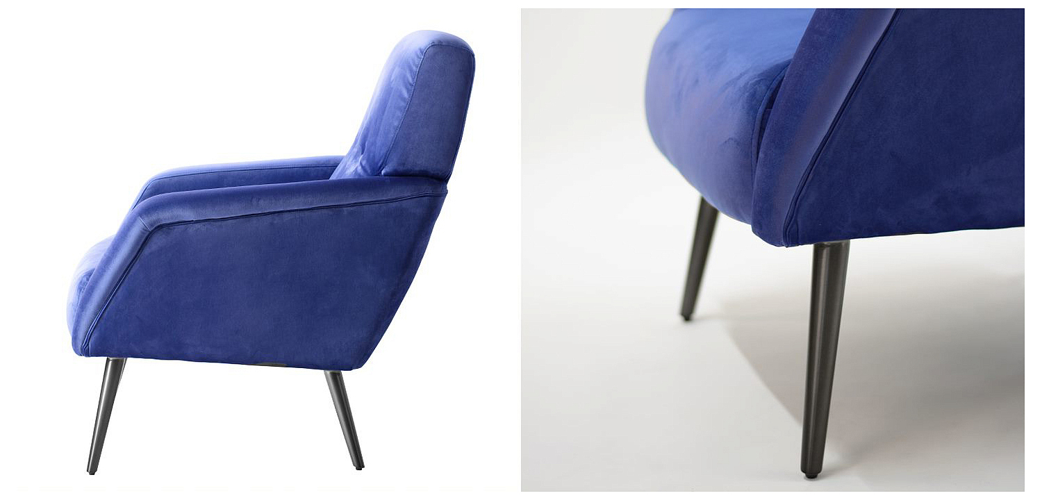 Кресло Diaspro Chair blue Кресло Diaspro Chair blue - Loft-Concept в Барнауле