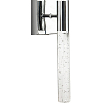 Бра со стеклянным плафоном хром Gileberte Glass Tube Wall Lamp Chrome варинант исполнения - 2 | Loft Concept в Барнауле