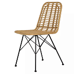 Стул с ротанговым плетением Wicker Stool без подлокотников варинант исполнения - 4 | Loft Concept в Барнауле