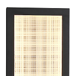 Светодиодное прямоугольное бра из металла черного цвета Lattice Lux варинант исполнения - 6 | Loft Concept в Барнауле