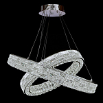 Люстра на 2 кольца с текстурной огранкой Reflection of Reality варинант исполнения - 2 | Loft Concept в Барнауле