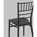 Стул Chiavari пластик черный варинант исполнения - 3 | Loft Concept в Барнауле