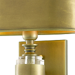 Бра с овальным абажуром на прозрачном основании Masculinity варинант исполнения - 1 | Loft Concept в Барнауле