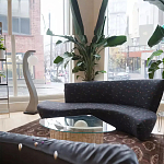 Дизайнерский журнальный стол в виде раковины с жемчужиной под прозрачной столешницей Fahin варинант исполнения - 4 | Loft Concept в Барнауле