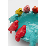 Декоративное дизайнерское блюдо разноцветные попугаи  варинант исполнения - 2 | Loft Concept в Барнауле