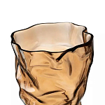 Ваза стеклянная фактурная Crumpled Vase 32 см варинант исполнения - 2 | Loft Concept в Барнауле