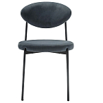 Стул металлический с мягкой спинкой и сиденьем из велюра Alfie Chair варинант исполнения - 5 | Loft Concept в Барнауле