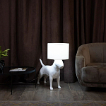 Лампа COLLECTION OF DOGS с абажуром Бультерьер варинант исполнения - 3 | Loft Concept в Барнауле