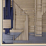 Аксессуар Геометрическая абстракция Figurative Beige Wall Hangings варинант исполнения - 1 | Loft Concept в Барнауле