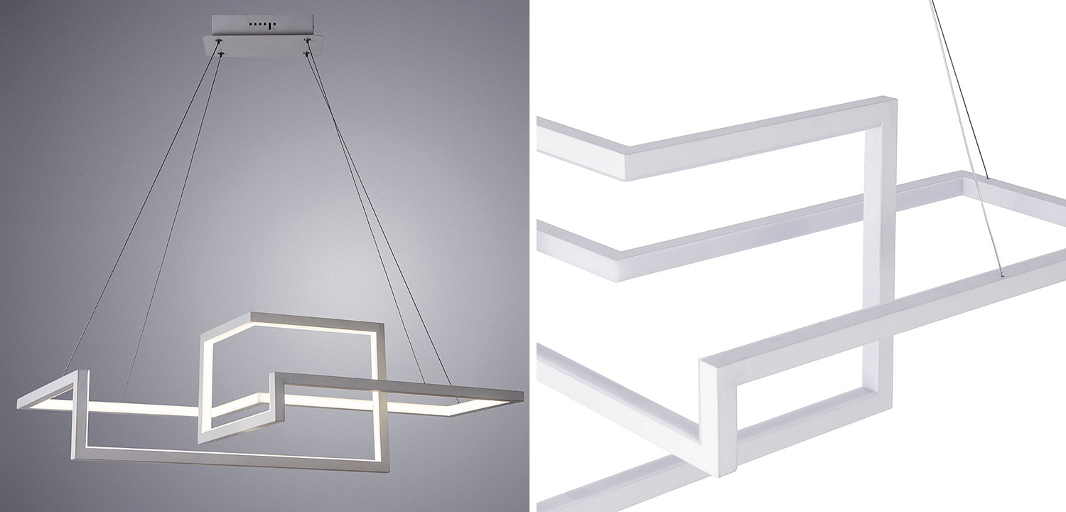 Люстра Esther Geometric White Chandelier II Люстра Esther Geometric White Chandelier II - Loft-Concept в Барнауле