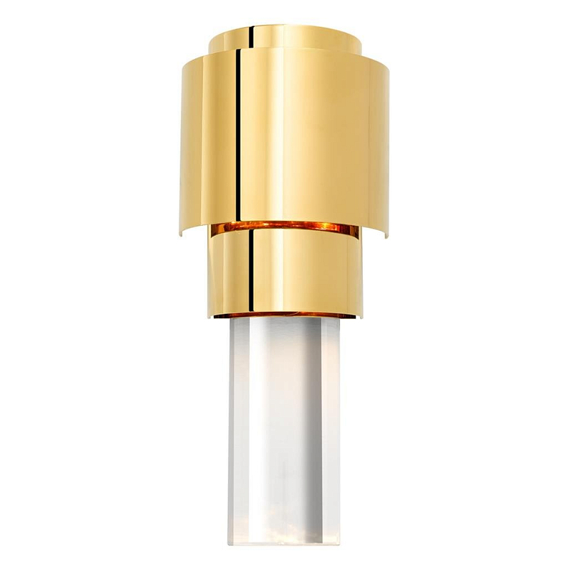 Бра Wall Lamp Avondale Gold Глянцевое золото Прозрачный (Transparent) Бра Wall Lamp Avondale Gold Глянцевое золото Прозрачный (Transparent) в Барнауле | Loft Concept