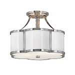 Потолочный светильник с декоративными заклепками Hinkley  варинант исполнения - 11 | Loft Concept в Барнауле