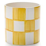 Кашпо из керамики с графическими принтами Brighter варинант исполнения - 5 | Loft Concept в Барнауле