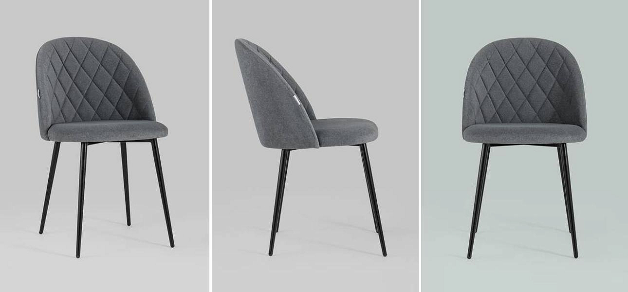 Стул Miruna Rhombus Серый Стул Miruna Rhombus Серый - Loft-Concept в Барнауле