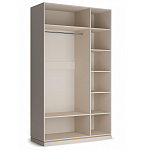 Шкаф трёхдверный с 1-ой зеркальной дверью Satin Furniture варинант исполнения - 3 | Loft Concept в Барнауле