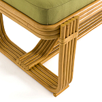 Скамья из ротанга с подушкой Mattia Rattan Bench варинант исполнения - 4 | Loft Concept в Барнауле