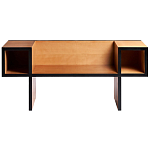 Дизайнерская скамейка  Canton  Beech and Black Bench варинант исполнения - 1 | Loft Concept в Барнауле