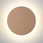 Бра круглое натуральная Пробка Natural Cork варинант исполнения - 3 | Loft Concept в Барнауле