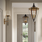 Подвесной светильник в форме фонаря чёрного цвета Black Lantern варинант исполнения - 3 | Loft Concept в Барнауле