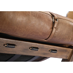 Двухместный диван Duncan винтажная коричневая кожа варинант исполнения - 3 | Loft Concept в Барнауле