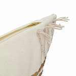 Чехол на подушку с вышивкой в виде геометрических узоров Beige Calista Rect варинант исполнения - 3 | Loft Concept в Барнауле